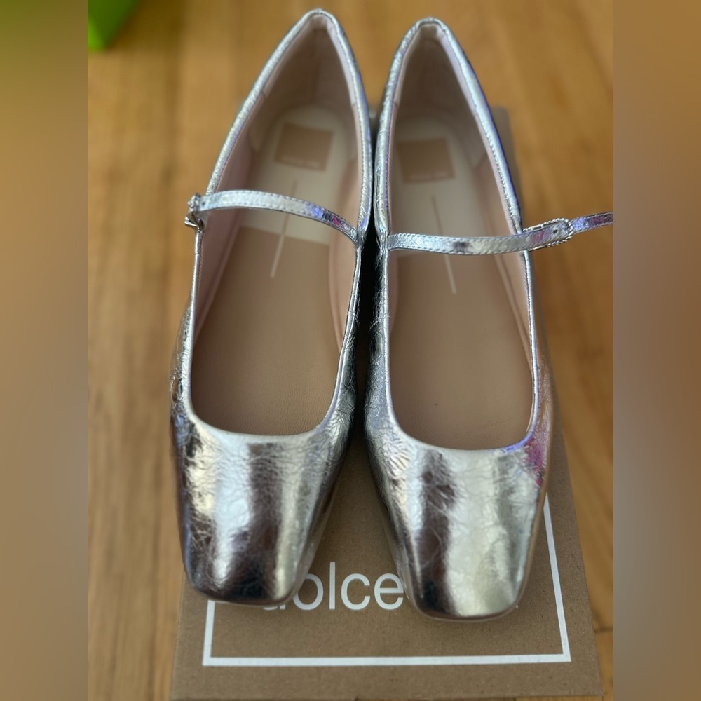 Dolce Vita Metallic Flats with Strap
